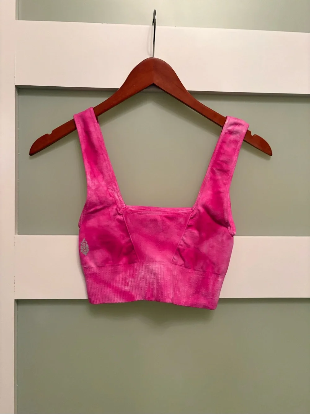 Free People Movement Good Karma Square Neck Tie Dye Bra